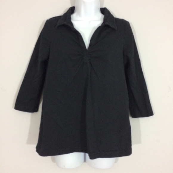 In Due Time Maternity Tops - In Due Time Maternity M Black 3/4 Sleeve Pullover